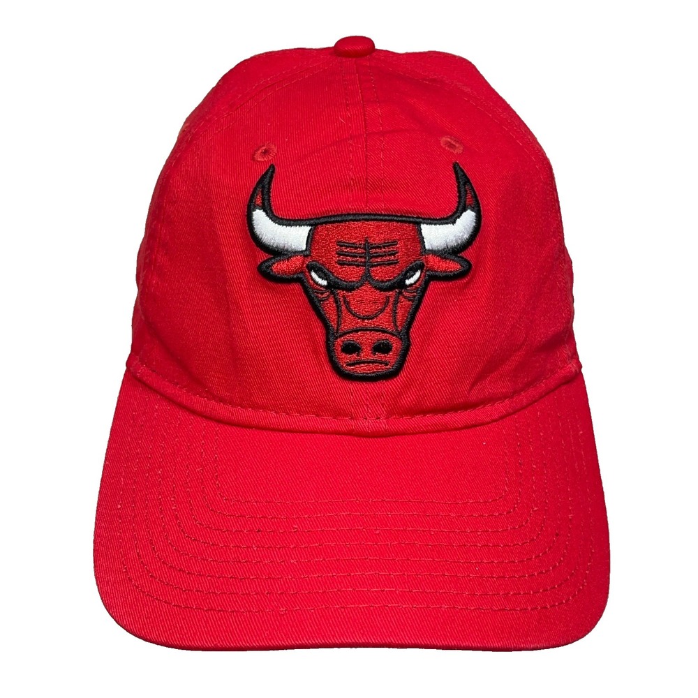 Chicago Bulls Hat Cap Strap Back Red Twill Adjuistable Dad Adult New Era 9Twenty